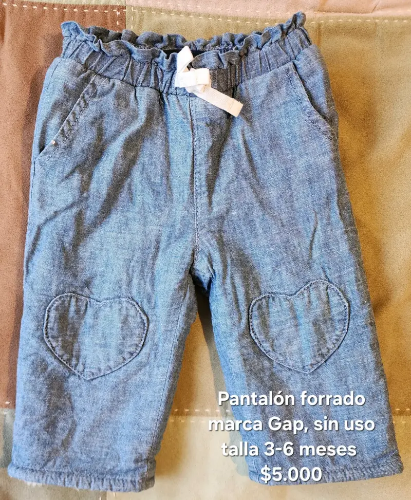 Pantalón de bebé forrado Gap 3-6 meses - 3