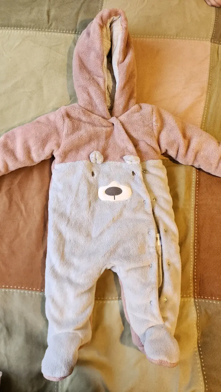 Enterito de bebé Opaline con diseño de oso - 1