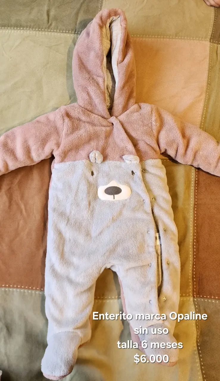 Enterito de bebé Opaline con diseño de oso - 3