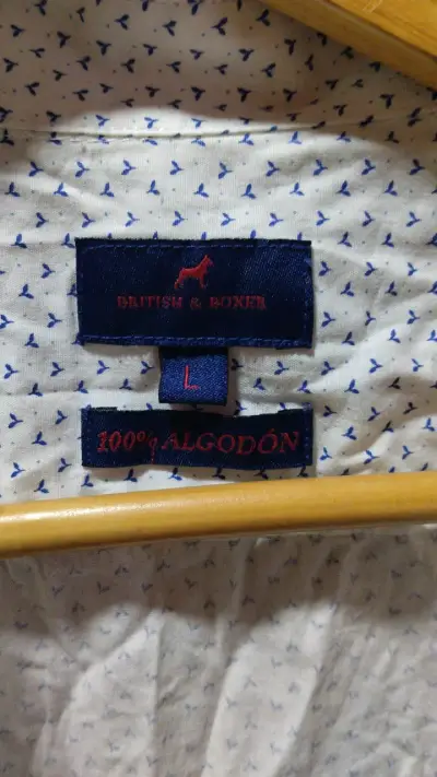 Camisa manga corta British & Boxer blanca - miniatura 2