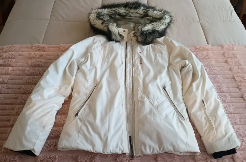 Chaqueta de invierno blanca Esprit con capucha - 6