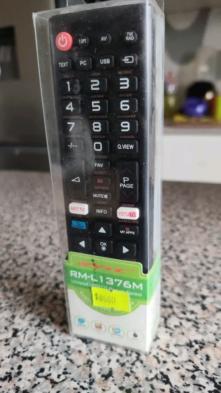 Control remoto universal LED/LCD RM-L1376M