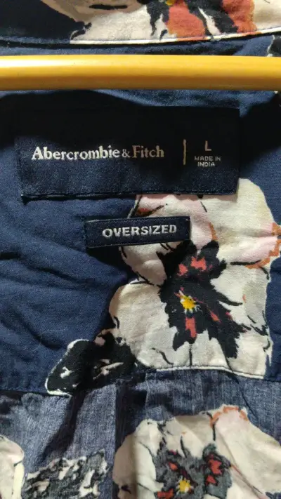 Camisa floral oversized Abercrombie & Fitch - miniatura 1