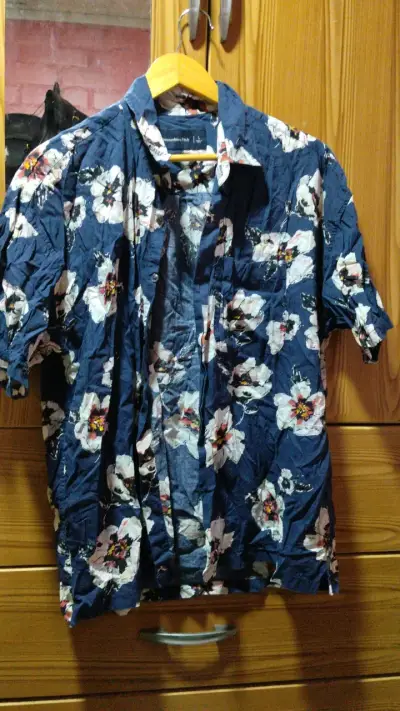 Camisa floral oversized Abercrombie & Fitch - miniatura 2