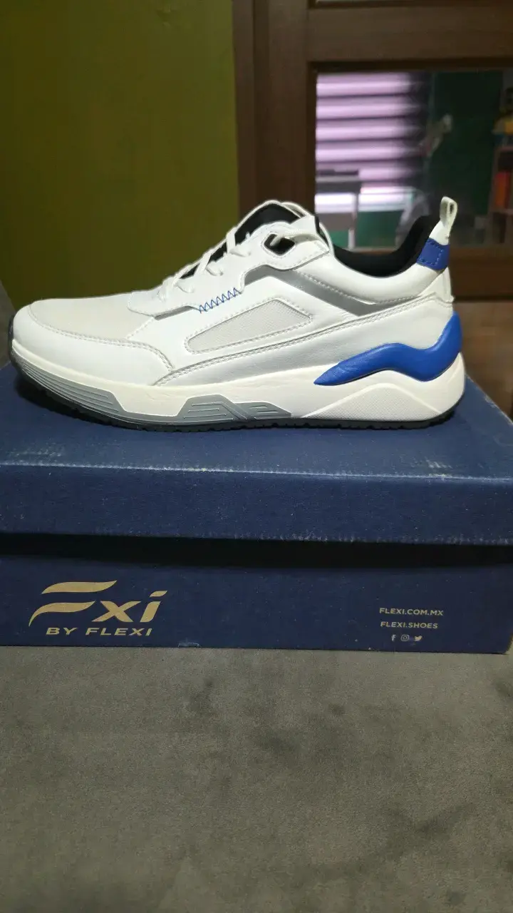 Zapatillas deportivas blancas Flexi para hombre - 1