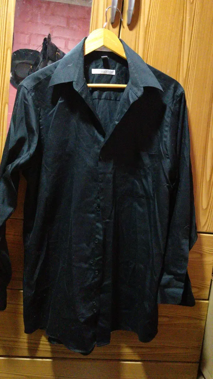 Camisa negra de hombre Geoffrey Beene - 2