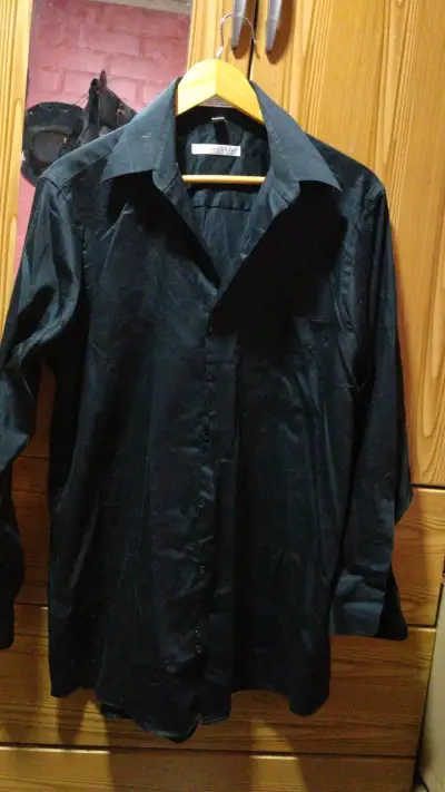 Camisa negra de hombre Geoffrey Beene - miniatura 2
