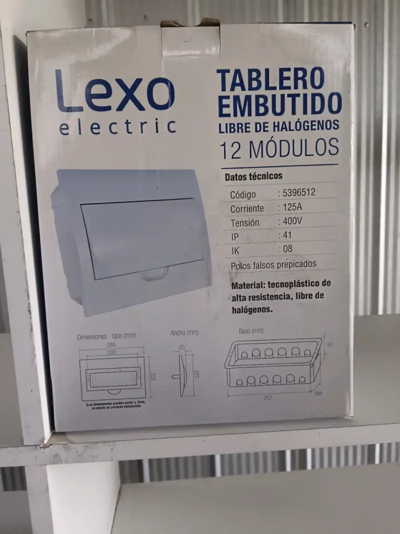 Tablero embutido 12 módulos Lexo Electric - 2