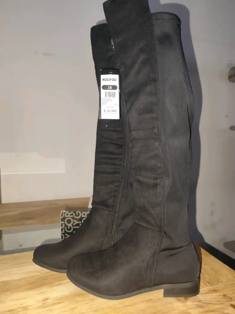 Botas negras altas Rolly Go talla 38