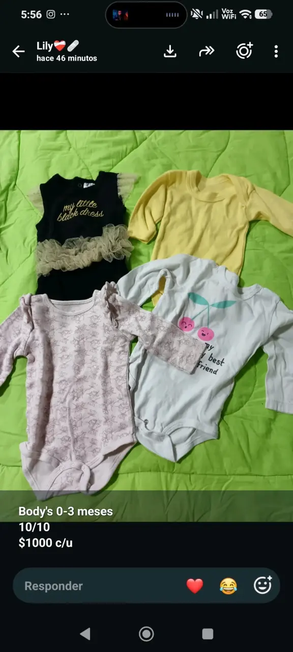 bodys para bebé 0-3 meses