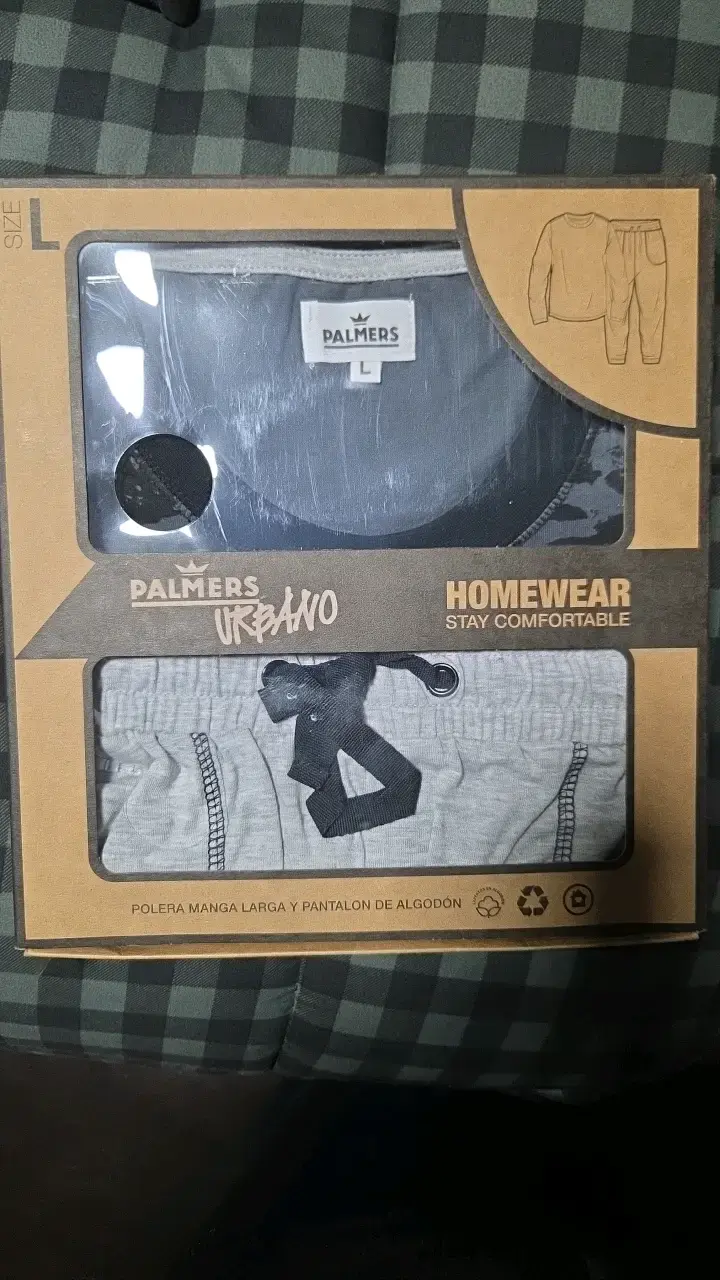 Pijama Palmer's Urbano Algodón Talla L - 1