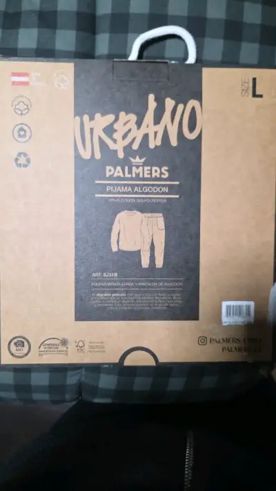 Pijama Palmer's Urbano Algodón Talla L - miniatura 2
