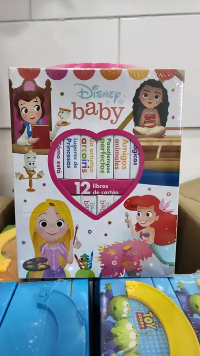 Set de 12 Libros de Cartón Disney Baby - miniatura 2