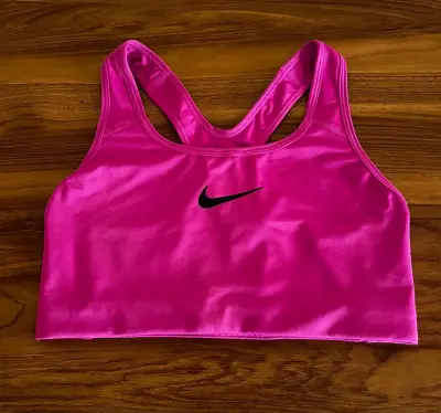 Top deportivo Nike Dri-Fit fucsia talla M - miniatura 3