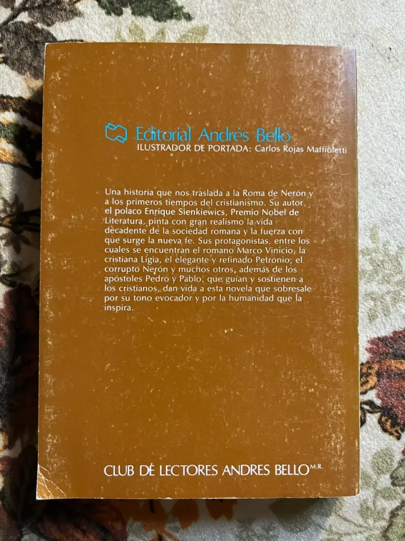 Libro 'Quo Vadis?' Tomo I de Enrique Sienkiewicz - 3