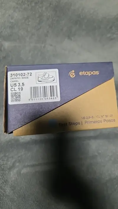 Zapatos de bebé color camel Colgram colloky - miniatura 3