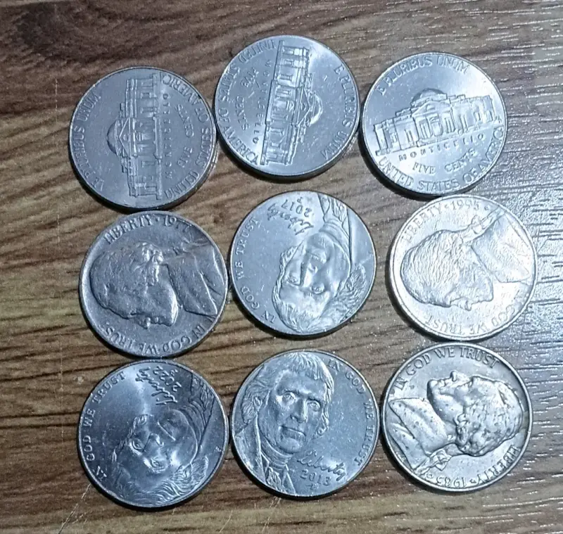 Monedas y Billete de Estados Unidos - 4