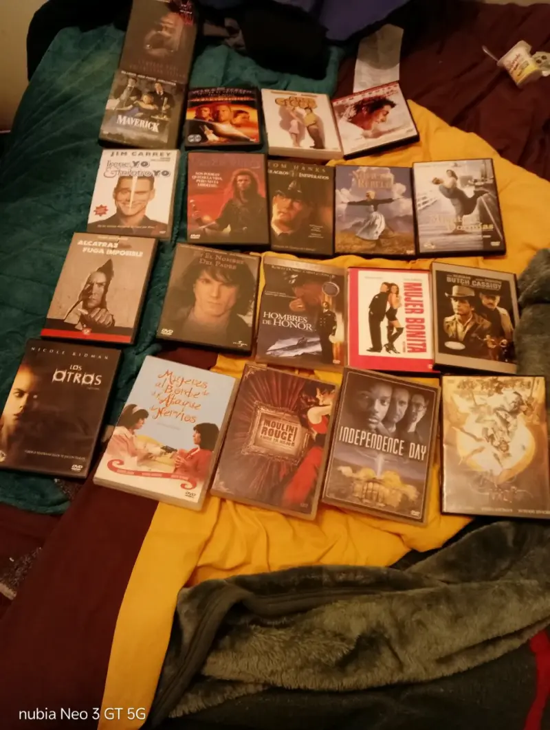 Colección 23 DVDs de películas clásicas y popula