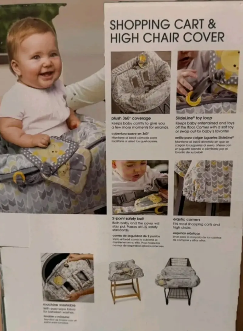 Funda para carro de compras y silla para bebé - 2