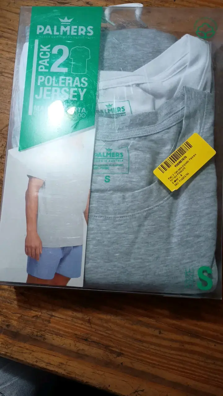 Pack de 2 poleras jersey Palmers talla S