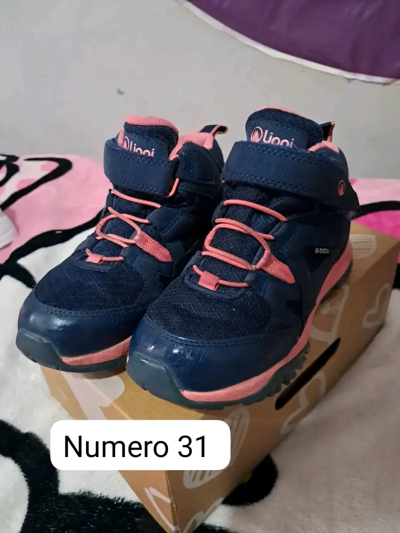 Zapatillas deportivas blancas para niños talla 31 - 3