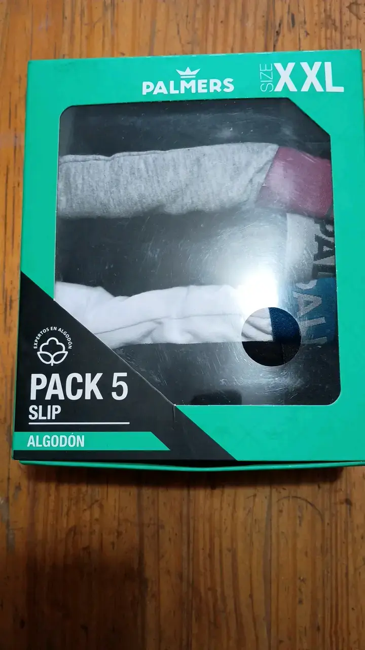 Pack de 5 slips de algodón Palmers XXL