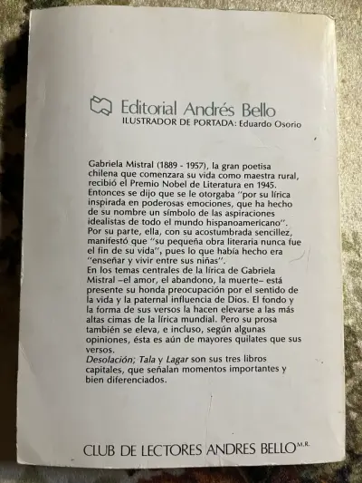 Libro 'Lagar' de Gabriela Mistral - miniatura 3