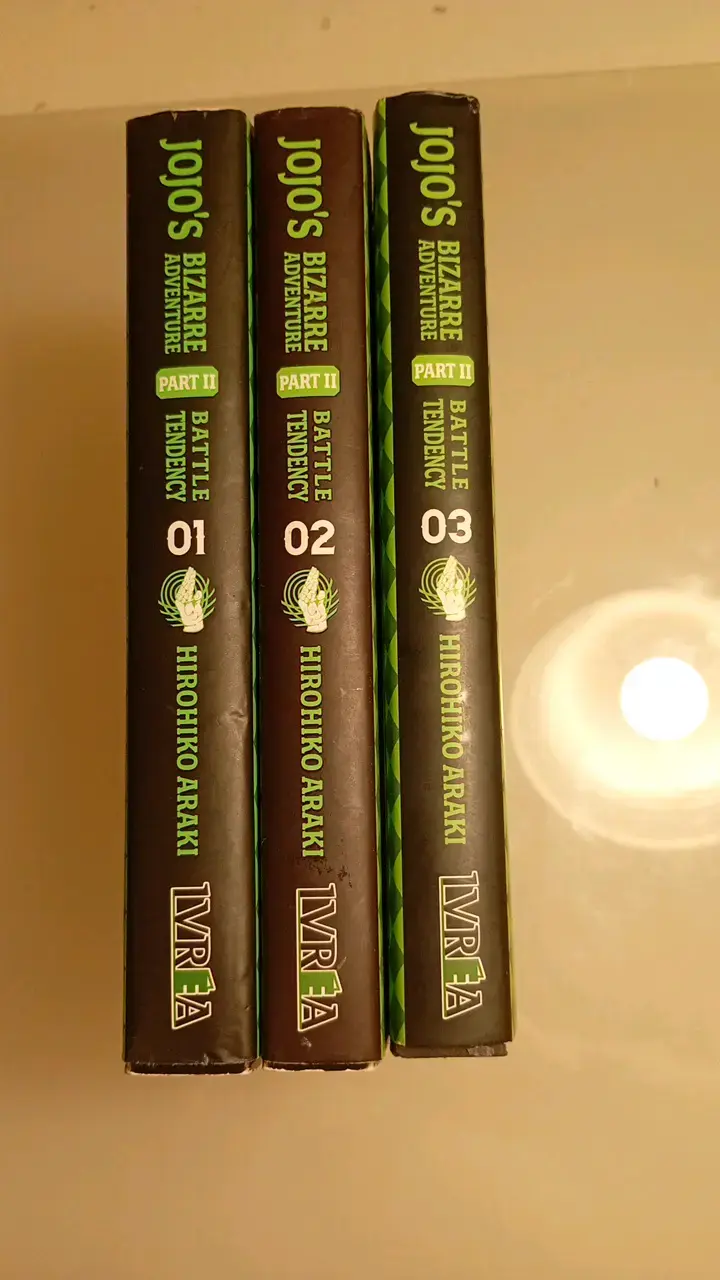 Tres primeros tomos de Jojo's segunda parte. - 3