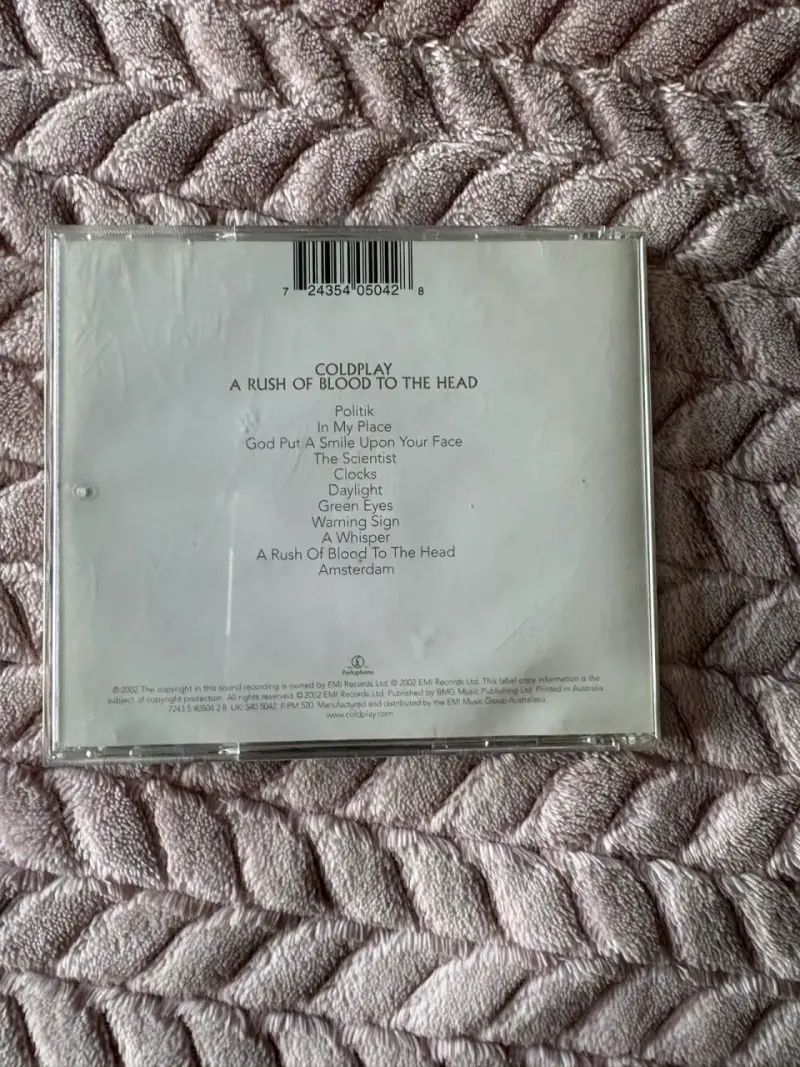 CD Coldplay A Rush of Blood to the Head - 2