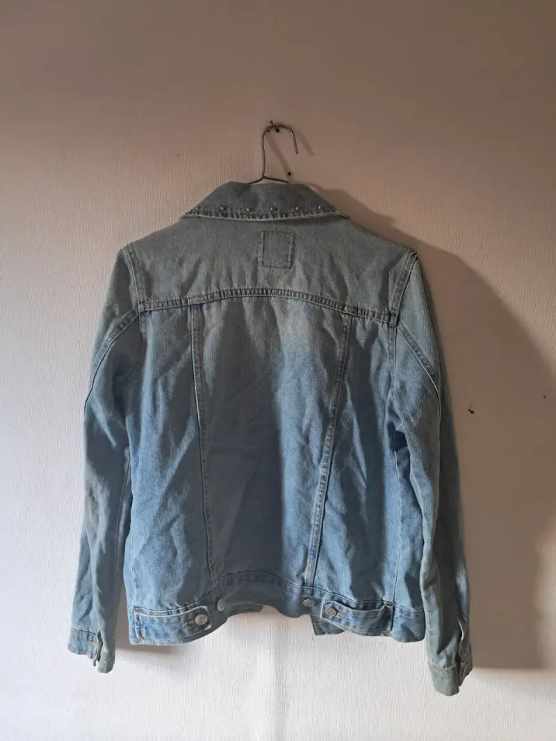 Chaqueta de mezclilla azul Opposite talla S - 2