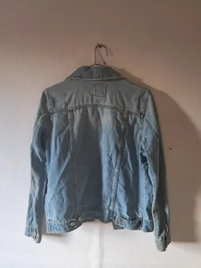 Chaqueta de mezclilla azul Opposite talla S - miniatura 2