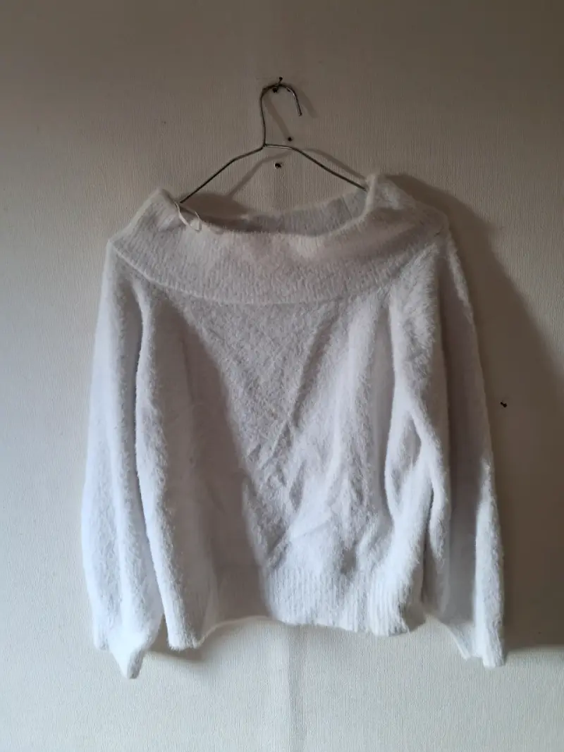 Suéter Blanco de Lana para Mujer - 1