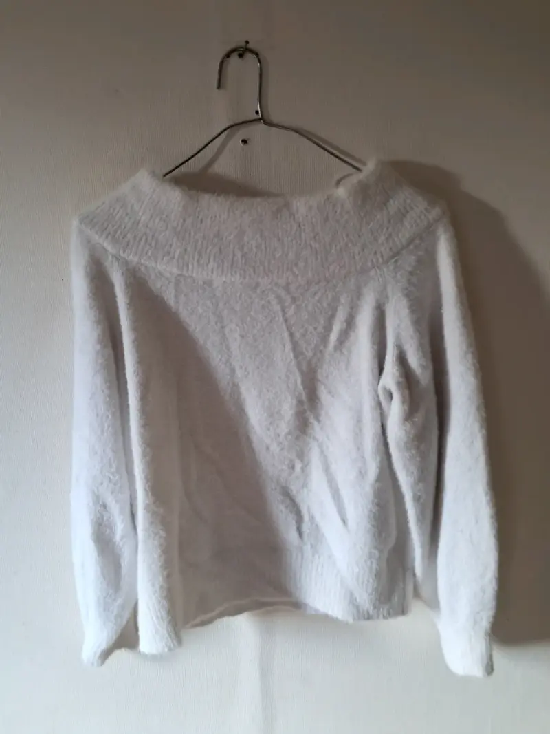 Suéter Blanco de Lana para Mujer - 2