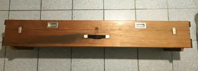 Estuche de madera para guitarra eléctrica con interior acolchado - miniatura 3