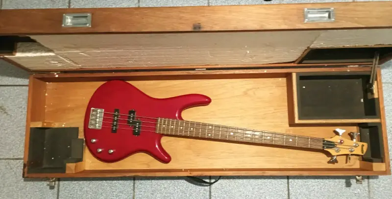Estuche de madera para guitarra eléctrica con interior acolchado - 4