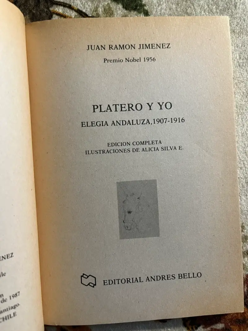 Libro Platero y Yo de Juan Ramón Jiménez - 2