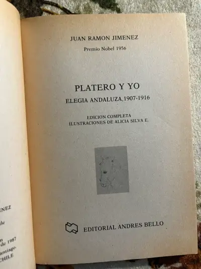 Libro Platero y Yo de Juan Ramón Jiménez - miniatura 2