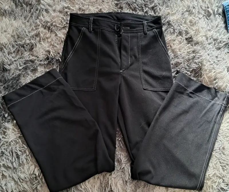 Pantalones negros de vestir para mujer