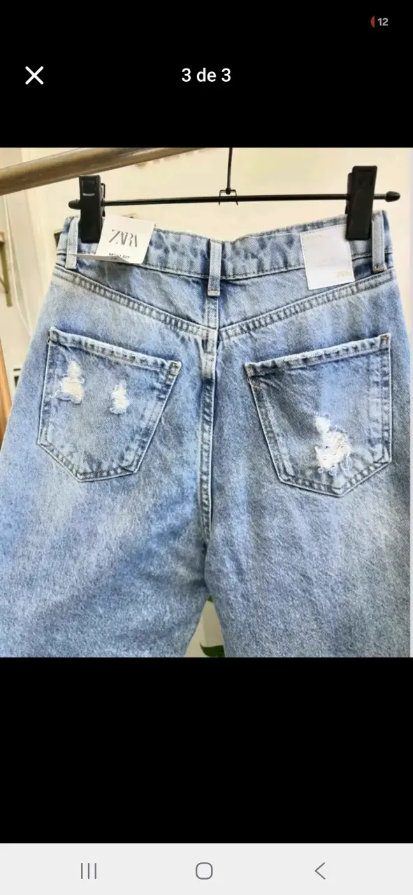 Jeans Zara desgastados para mujer - 3