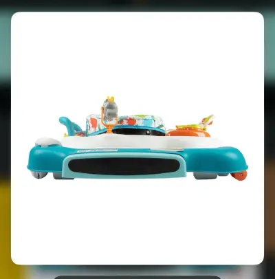 Andador de bebé Infanti con juguetes interactivos - miniatura 5