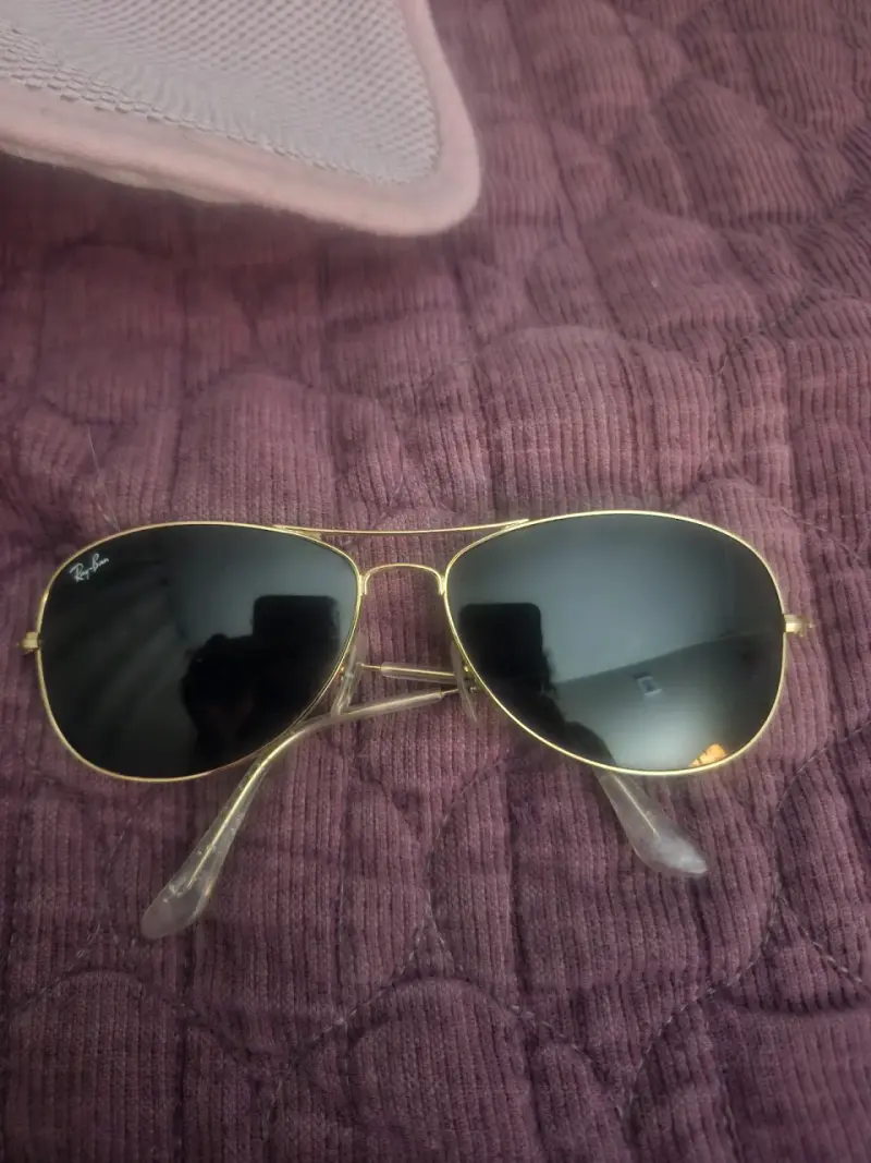 Lentes de sol Ray-Ban Aviator doradas - 1