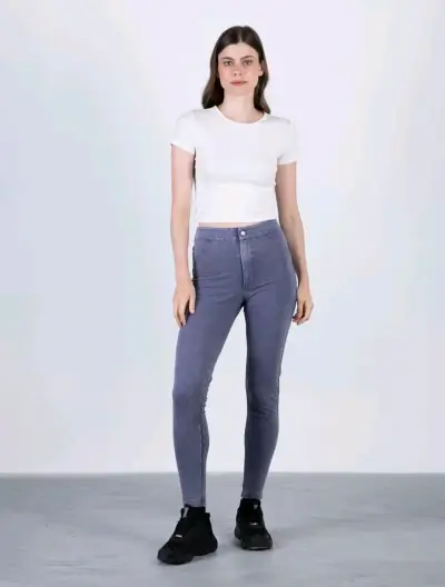 Jeans ajustados Everlast para mujer en azul tallaS - miniatura 1