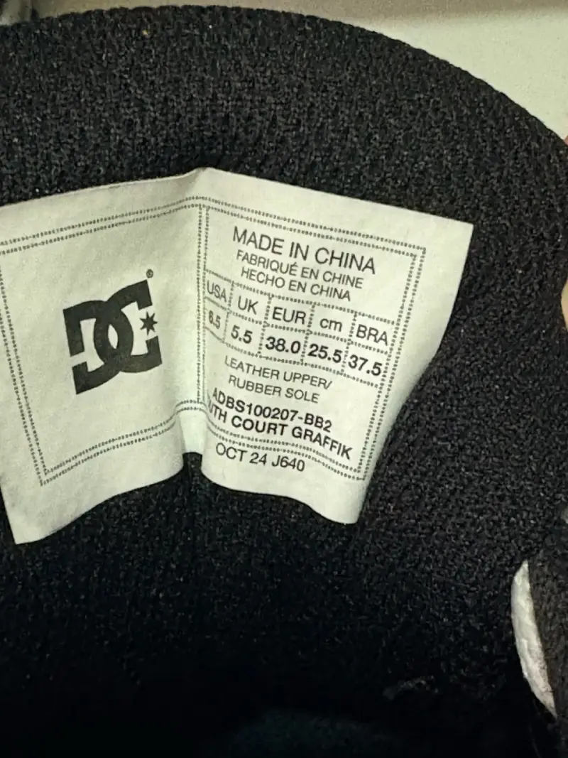 Zapatillas negras DC - 3