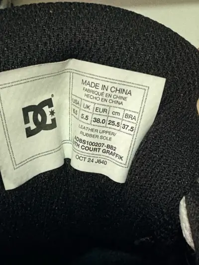 Zapatillas negras DC - miniatura 3