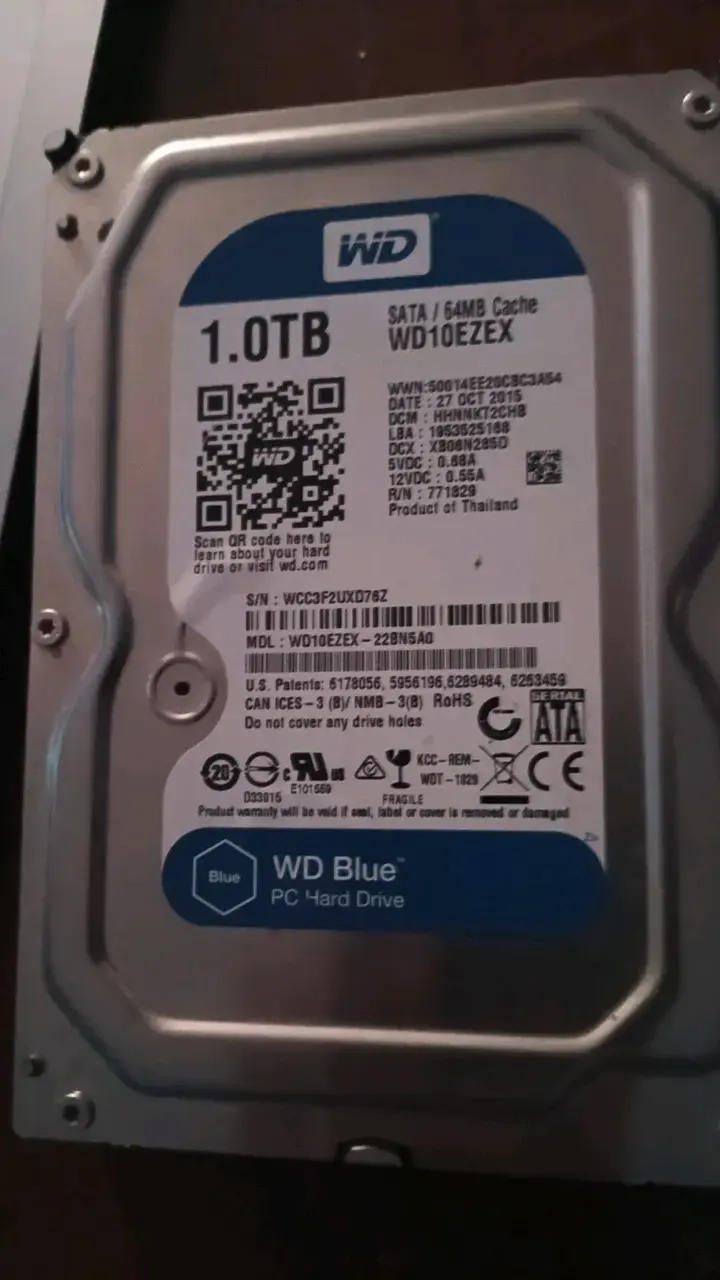 Disco duro interno WD Blue 1TB SATA
