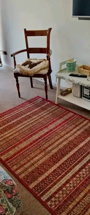 Alfombra de yute con diseño étnico - 2