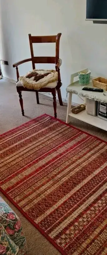 Alfombra de yute con diseño étnico - miniatura 2