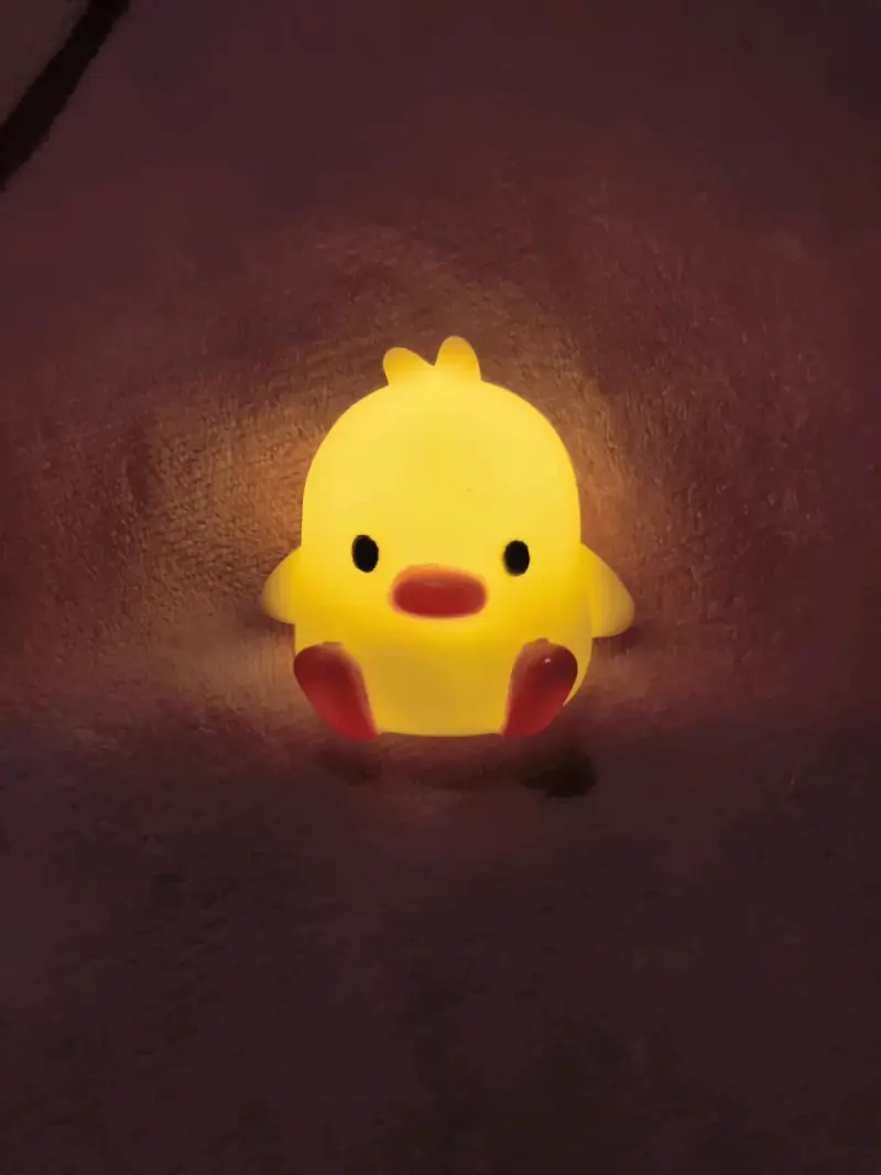 Lámpara de noche infantil pato LED
