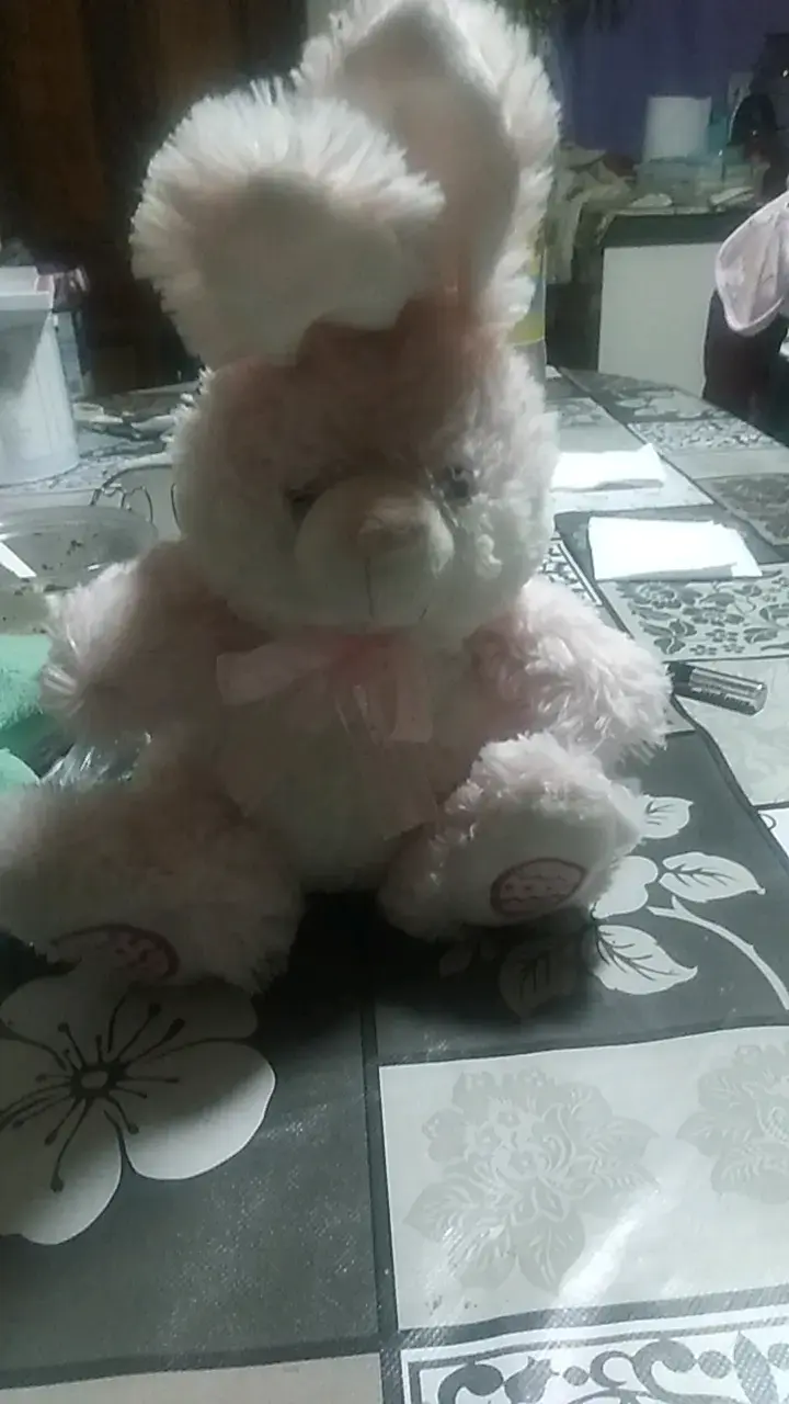 Peluche Conejo Rosado Suave