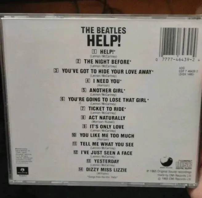 CD The Beatles Help! Álbum Clásico - 2
